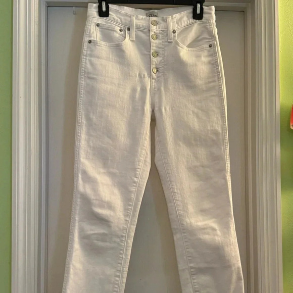 J. Crew Denim White Jeans - Picture 1 of 9